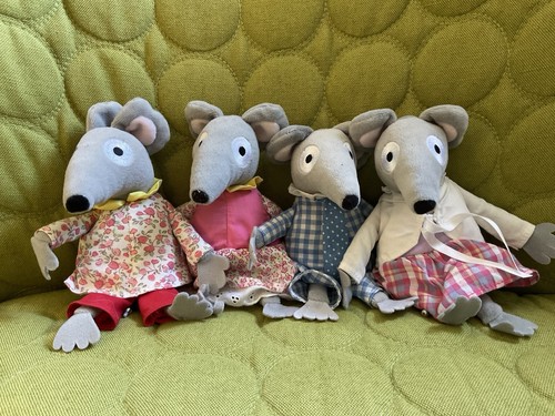 Bagpuss mice plush set 4 - set,