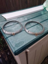 VW CLASSIC BEETLE '50 - '67. VW SPLITSCREEN '50 - '67  HEADLIGHT RIMS (VW PARTS)