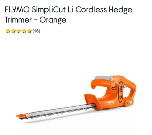 Flymo simplicut cordless - simplicut, li