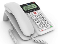 BT Décor 2600 Corded Landline House Phone, Advanced Nuisance Call Blocker, Call