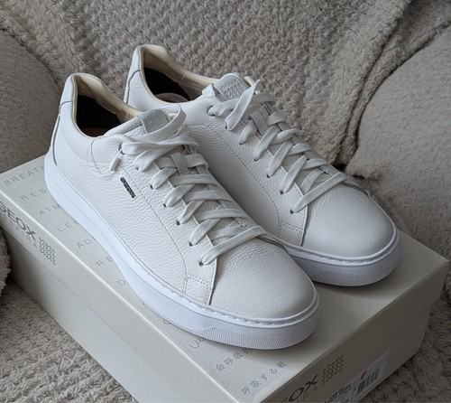Geox respira white leather - respira,