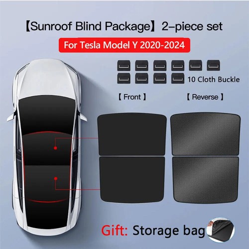 Sunshade kits for tesla - for,