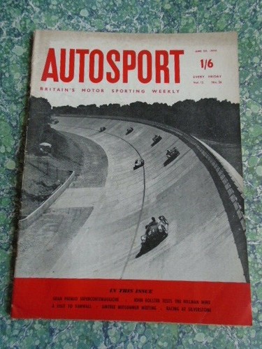 Autosport magazine 1956 june - magazine,