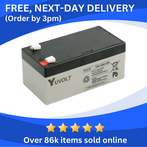 Yucel 12v 3 2ah - yuvolt), 3.2ah