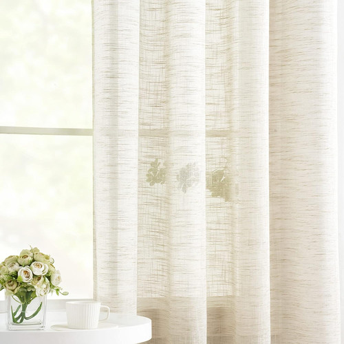 Natural linen semi sheer - linen,