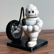 Michelin Man Inflate Tyre Advertising Figure Cast Iron Repro Bibendum 16.5cm