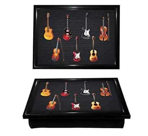 Wooden guitar lap tray - guitar, soft