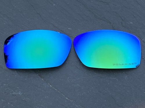 Etched polarized green mirror - etched,