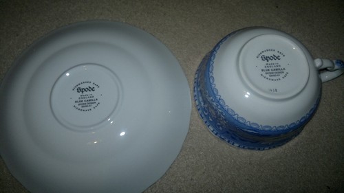 Spode blue camilla tea cup - blue, &