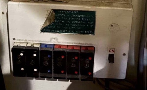 Ivory white wylex fuse board - ivory/white,