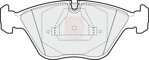 Brake pads set fits - jaguar, xj