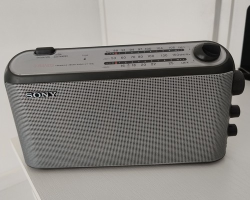 Vintage sony icf - icf-703l, portable