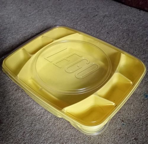 Lego yellow storage box - ,
