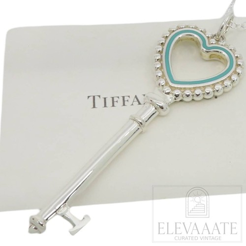 Tiffany keys blue enamel - co.,
