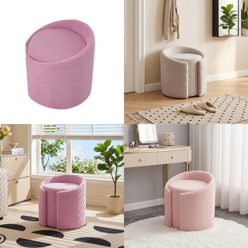 Round vanity dressing table - round,