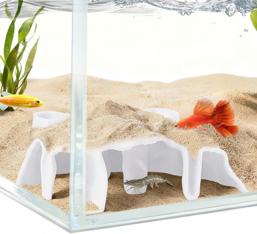 Aquarium corner cave - aquarium,