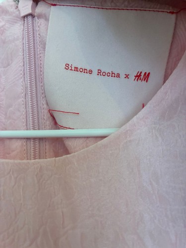 Simone rocha pink sleeve - h&m,