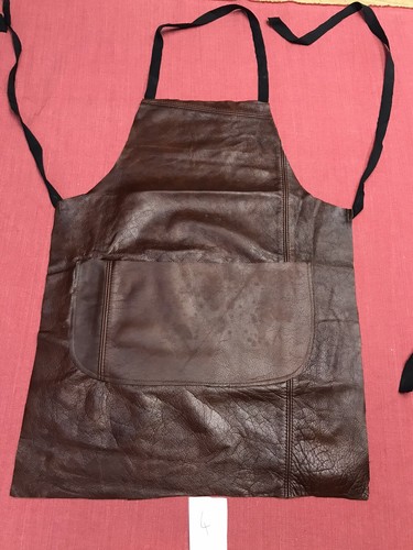 Leather apron pockets - leather, high