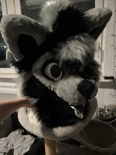 Dog Wolf Fursuit Head Mini
