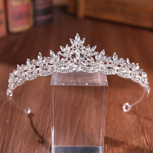 Crystal leaf bridal - crystal,