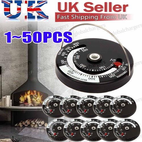 Magnetic stovepipe thermometer - magnetic,