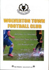 Wolverton Town v Old Bradwell United 01/11/14 South Midlands Division 2
