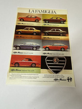 New Print Classic Alfa Romeo Alfasud Ti 5M Alfetta 1.6 Magazine Advert Wall Art