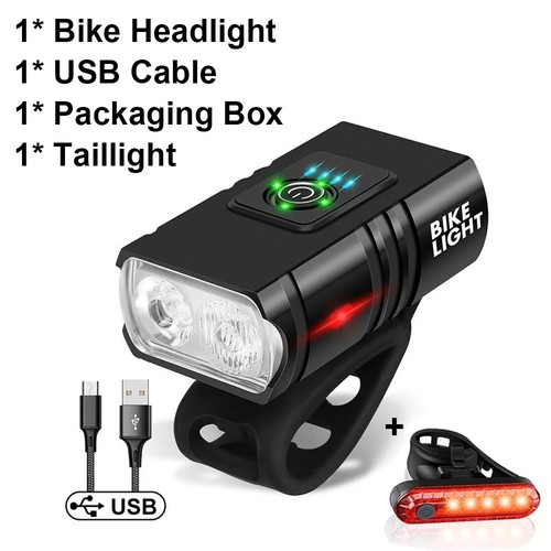 Led mountain bike light usb - bike,
