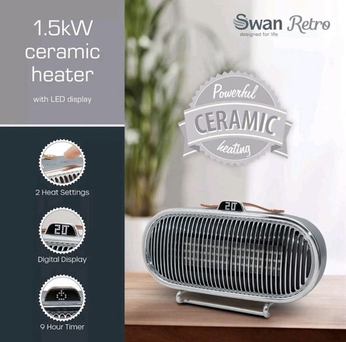 Swan portable ceramic grey - portable,