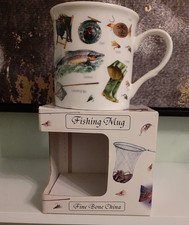 Leonardo Fine Bone China Fishing Mug boxed