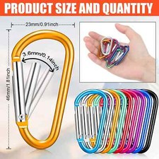 Aluminum Carabiner D Ring