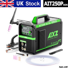 Real 250Amp 5IN1 AC DC TIG Welder HF TIG MMA Pulse Aluminium Welding Machine UK