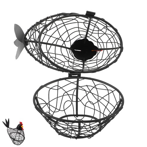 Mesh wire egg storage basket - egg,