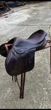 Albion Kontact Lite Monoflap Jump Saddle. 17.5 m/w Brown