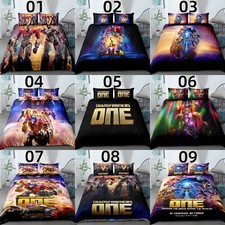 Transformers One Single Double King Super King Size Bed Duvet Quilt Cover Set