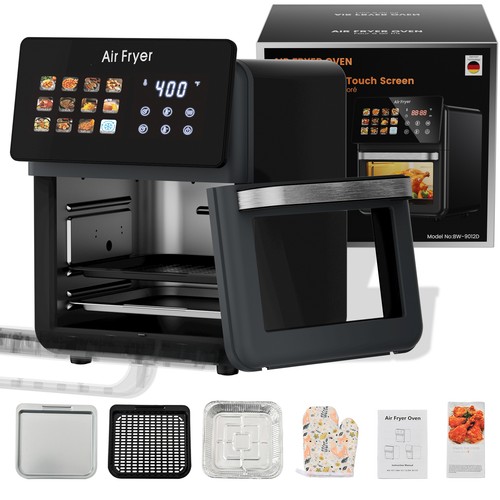 Black air fryer - black,