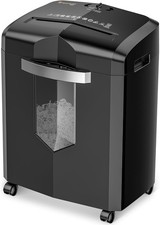 Bonsaii Paper Shredder Heavy Duty 12-Sheet Cross-Cut 60Mins Run Time C266-B USED