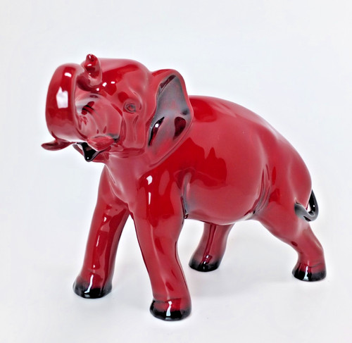 Royal doulton flambé elephant - royal,