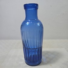 COLBALT KILNER BROS VICTORIAN CHEMIST POISON BOTTLE  EMBOSSED POISON ON SHOULDER