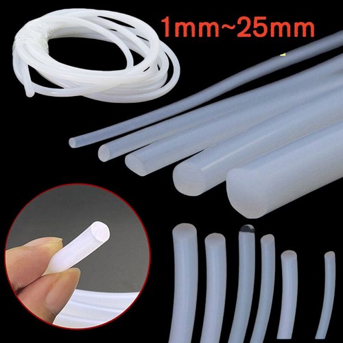 Clear silicone solid round - silicone,