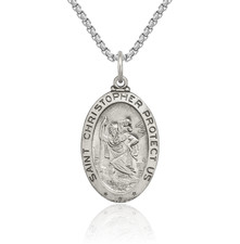 925 Sterling Silver Saint