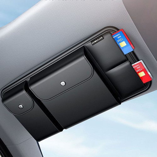 Car interior sunshade storage - car,