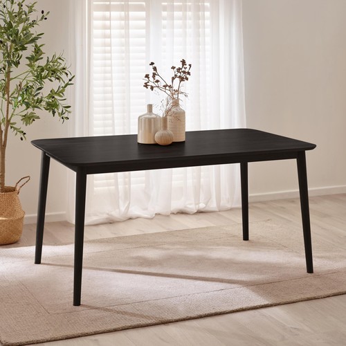 Lynton rectangular black - black, wood
