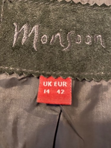Monsoon dark purple - dark, suede