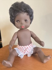 Vintage 1970s black baby doll