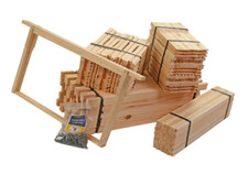55 BS DN4 Frames National Beehive Brood Hoffman  with Free Assembly Nails