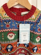 New with Tags Jojo Maman Bebe Special Christmas Jumper Age 12-18 Months
