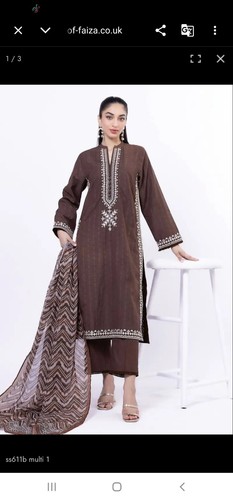 Baroque 1pc suit - 1pc, khaadi