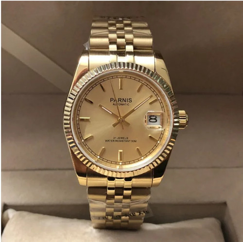 Parnis 36mm automatic - automatic, watch