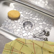 Clear Pebble Sink Mat Dish